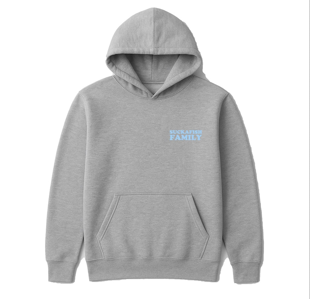Youth Heather grey hoodie