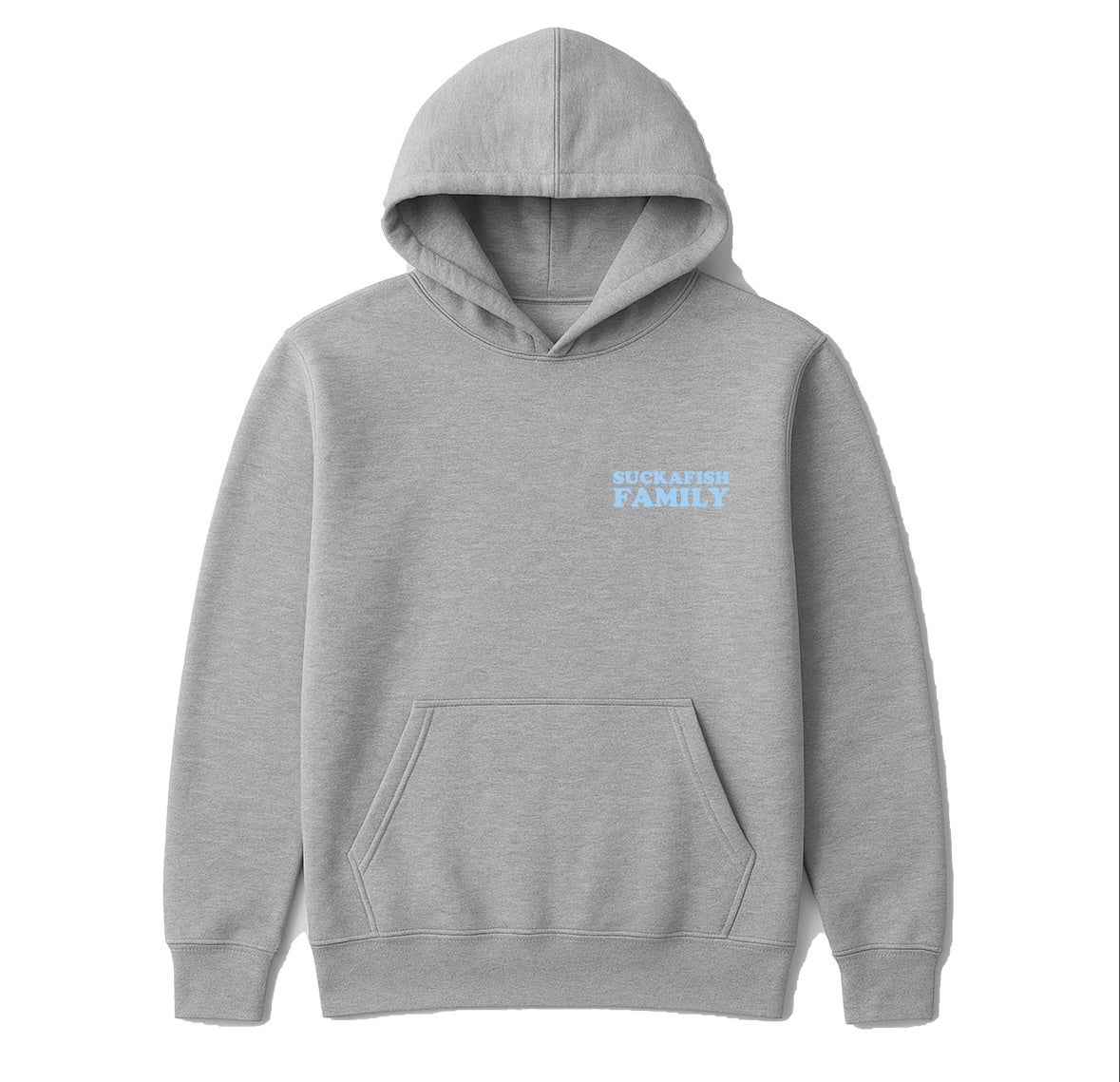 Heather grey hoodie adults
